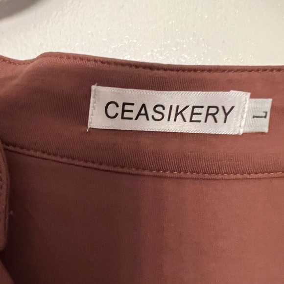‼️ $5 ‼️ Ceasikery Brown Blouse - Picture 2 of 5